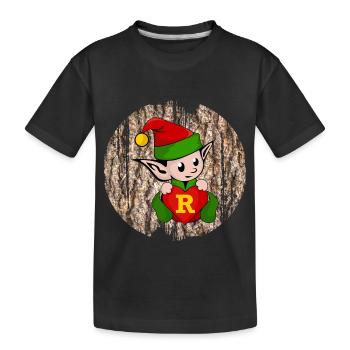 onze r - T-shirt bio Premium Enfant - noir - Devant