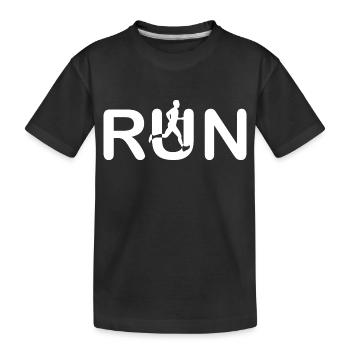 Marathon Running Run jogging - T-shirt bio Premium Enfant - noir - Devant