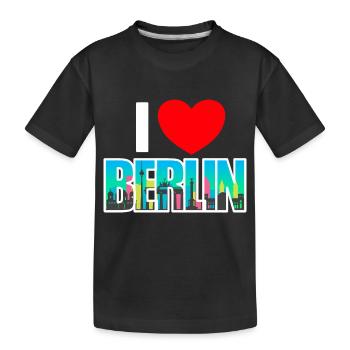 J’adore berlin - T-shirt bio Premium Enfant - noir - Devant