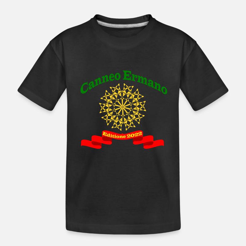 Mandala - Kinder Premium Bio T-Shirt - Schwarz