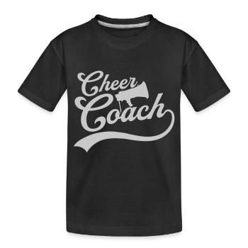 Cheer Coach Megafon parle - T-shirt bio Premium Enfant - noir - Devant