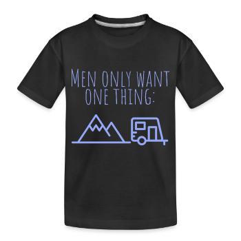 Caravane MowoT sur la montagne - T-shirt bio Premium Enfant - noir - Devant