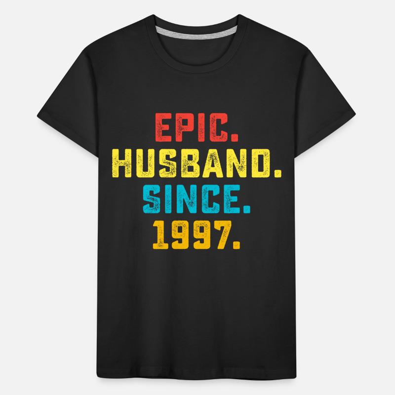 Epische Ehefrau Ehemann 1997 Kinder Premium Bio T-Shirt