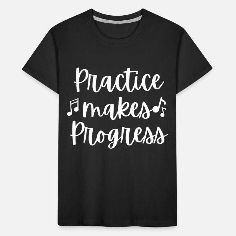 practice makes progress design Kids' Premium Organic T-Shirt
