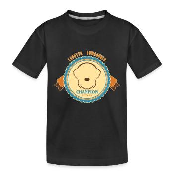 Armoiries3 3 - T-shirt bio Premium Enfant - noir - Devant