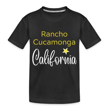 Rancho Cucamonga California - T-shirt bio Premium Enfant - noir - Devant