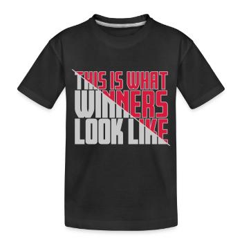 À quoi ressemblent les gagnants - T-shirt bio Premium Enfant - noir - Devant