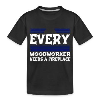 carpenter funny tshirts john carpenter lumber - Kids' Premium Organic T-Shirt - black - Front