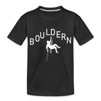 escalade - T-shirt bio Premium Enfant - noir - Devant