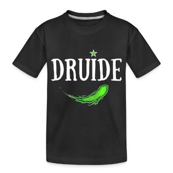 DRUIDE MAGIE VERTE - T-shirt bio Premium Enfant - noir - Devant