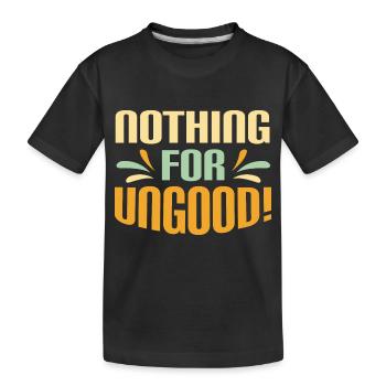 Rien pour le mal! - Denglish dit Denglish - T-shirt bio Premium Enfant - noir - Devant