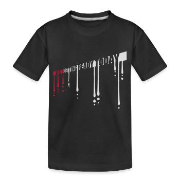 ne pas se préparer aujourd’hui - T-shirt bio Premium Enfant - noir - Devant