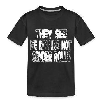 Blagues geek cite Barber Hair Obama - T-shirt bio Premium Enfant - noir - Devant