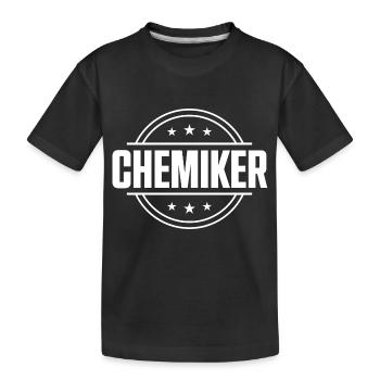 Chemiker Beruf - Kinder Premium Bio T-Shirt - Schwarz - Vorne