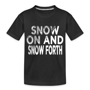 Noël Animal Beards Computer Fun Bday Happy - T-shirt bio Premium Enfant - noir - Devant