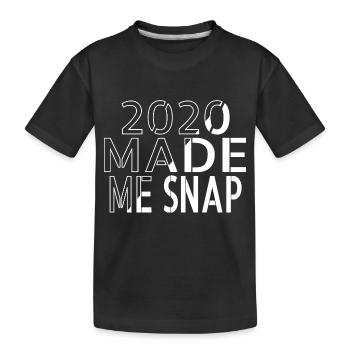 happy computer beard gang bubaprints dinosaur fan - Kinder Premium Bio T-Shirt - Schwarz - Vorne