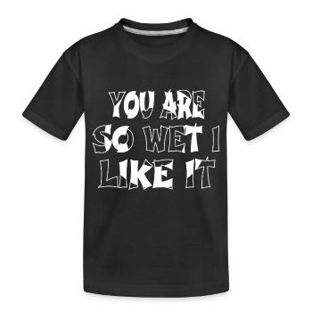 Swimmers Quote Happy Swim Bike Run Tshirts Fun - Kids' Premium Organic T-Shirt - black - Front