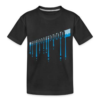 Binär Code Programm Sprache - Kinder Premium Bio T-Shirt - Schwarz - Vorne
