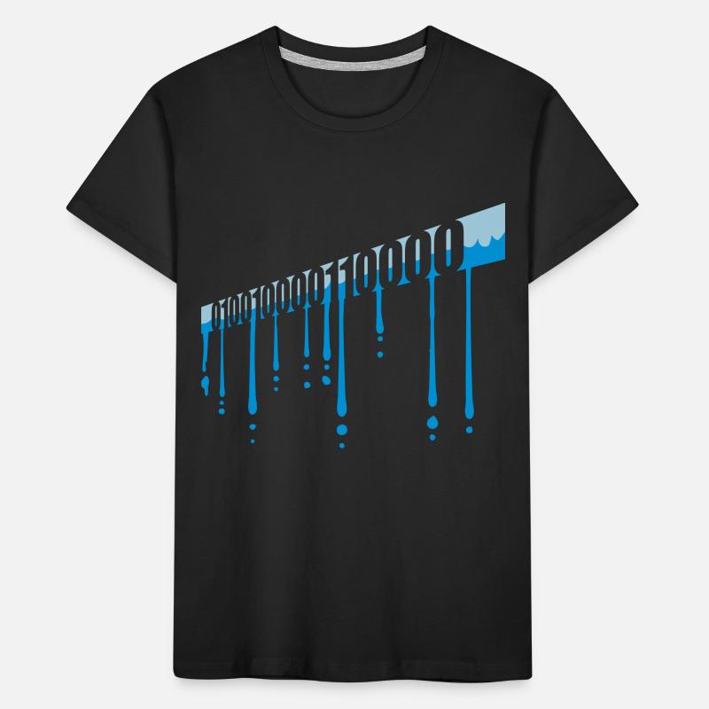 Langage de programme de code binaire T-shirt bio Premium Enfant