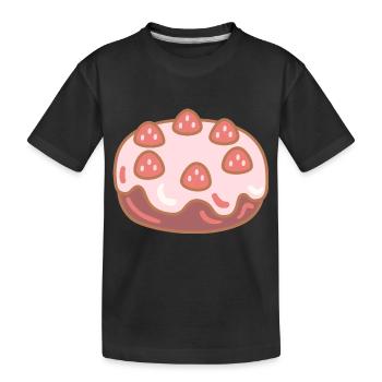 Einfach Kuchen - Kinder Premium Bio T-Shirt - Schwarz - Vorne