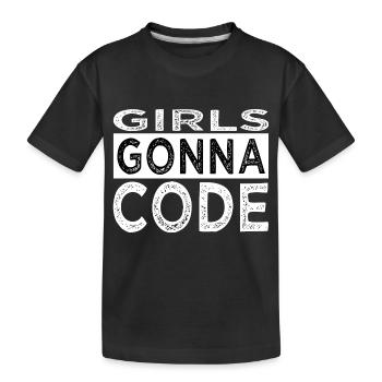 Vêtements spécialisés en informatique de santé - T-shirt bio Premium Enfant - noir - Devant
