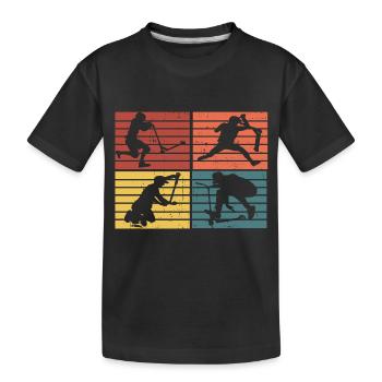 Stunt Scooter - Kinder Premium Bio T-Shirt - Schwarz - Vorne