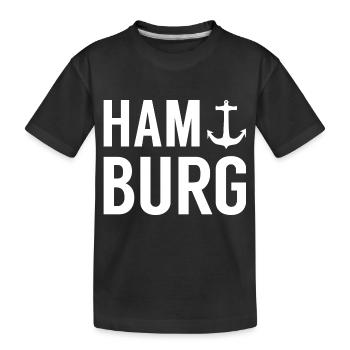 Ancre de Hambourg - T-shirt bio Premium Enfant - noir - Devant