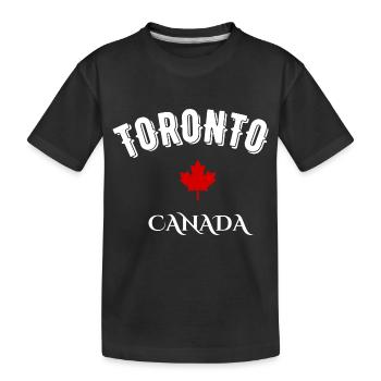 Toronto canada - T-shirt bio Premium Enfant - noir - Devant