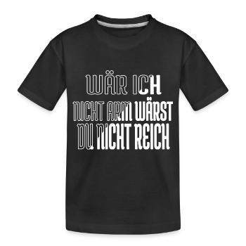 anlage cool humor fahrrad buchhalter bday - Kinder Premium Bio T-Shirt - Schwarz - Vorne