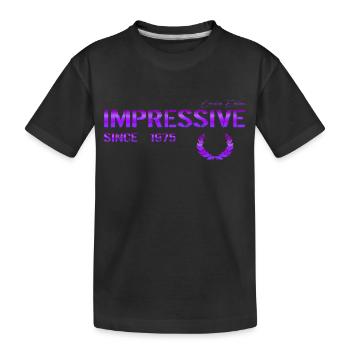 Impressive since 1975 - Kinder Premium Bio T-Shirt - Schwarz - Vorne