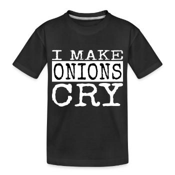 Gift Gift for Chef Humor Master Chef - Kids' Premium Organic T-Shirt - black - Front