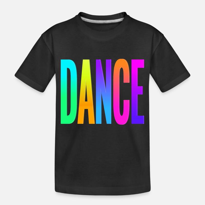 Dance - Kinder Premium Bio T-Shirt - Schwarz