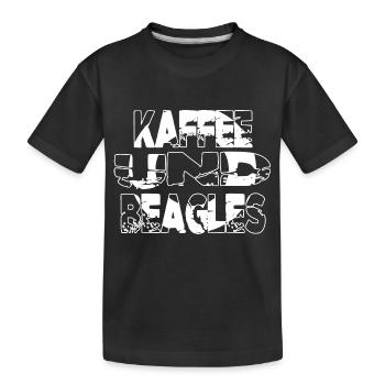 coffeeshop tasse geburtstagsgeschenk - Kinder Premium Bio T-Shirt - Schwarz - Vorne