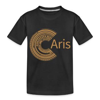 Für Aris - Kinder Premium Bio T-Shirt - Schwarz - Vorne