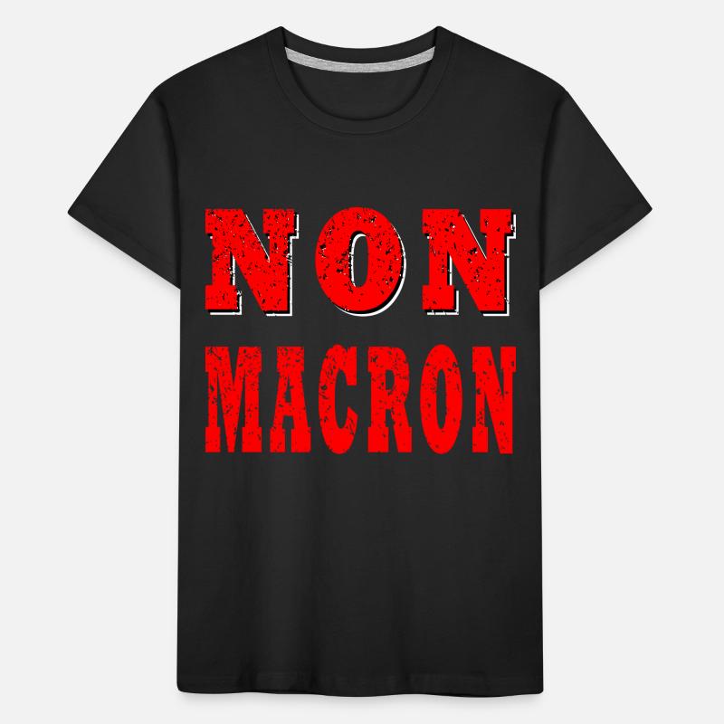 Non Macron T-shirt bio Premium Enfant