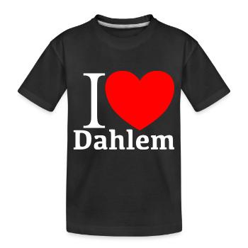 I LOVE Dahlem (Berlin) - T-shirt bio Premium Enfant - noir - Devant