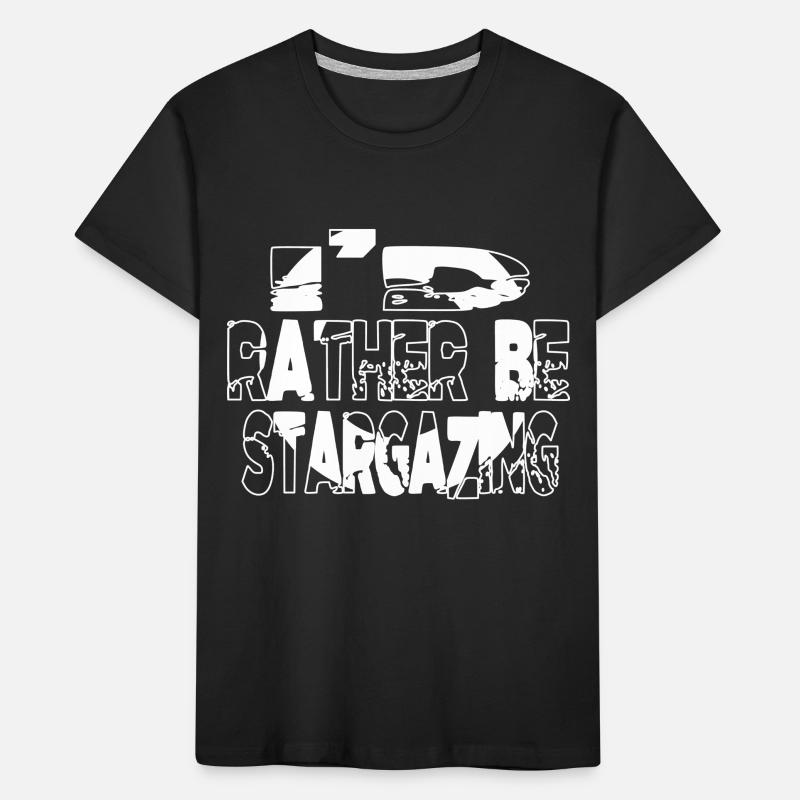 believe night sky space travel astronomy stuff Kinder Premium Bio T-Shirt