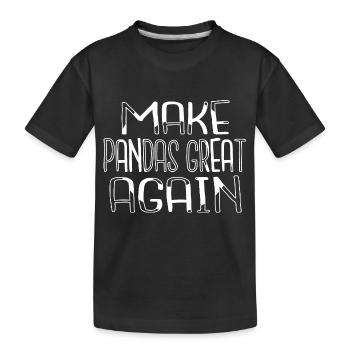 Favorite Animal Greyhound Cool - Kids' Premium Organic T-Shirt - black - Front