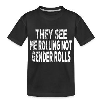 L’avortement est un cadeau de santé militant libéral - T-shirt bio Premium Enfant - noir - Devant