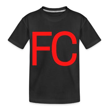 FC - Kinder Premium Bio T-Shirt - Schwarz - Vorne