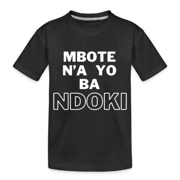 BA NDOKI - T-shirt bio Premium Enfant - noir - Devant