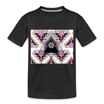 4 4 Original - Kinder Premium Bio T-Shirt - Schwarz - Vorne
