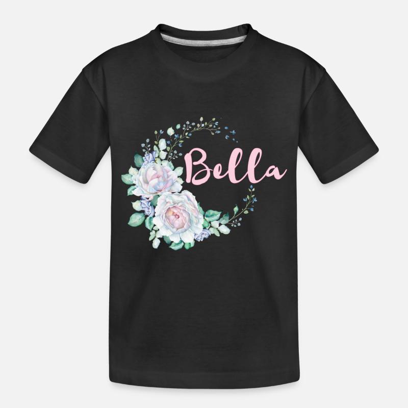 Für Bella - Kinder Premium Bio T-Shirt - Schwarz