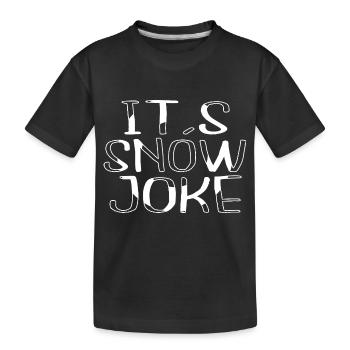 christmas vacation sayings santa awkward funny gym - Kinder Premium Bio T-Shirt - Schwarz - Vorne