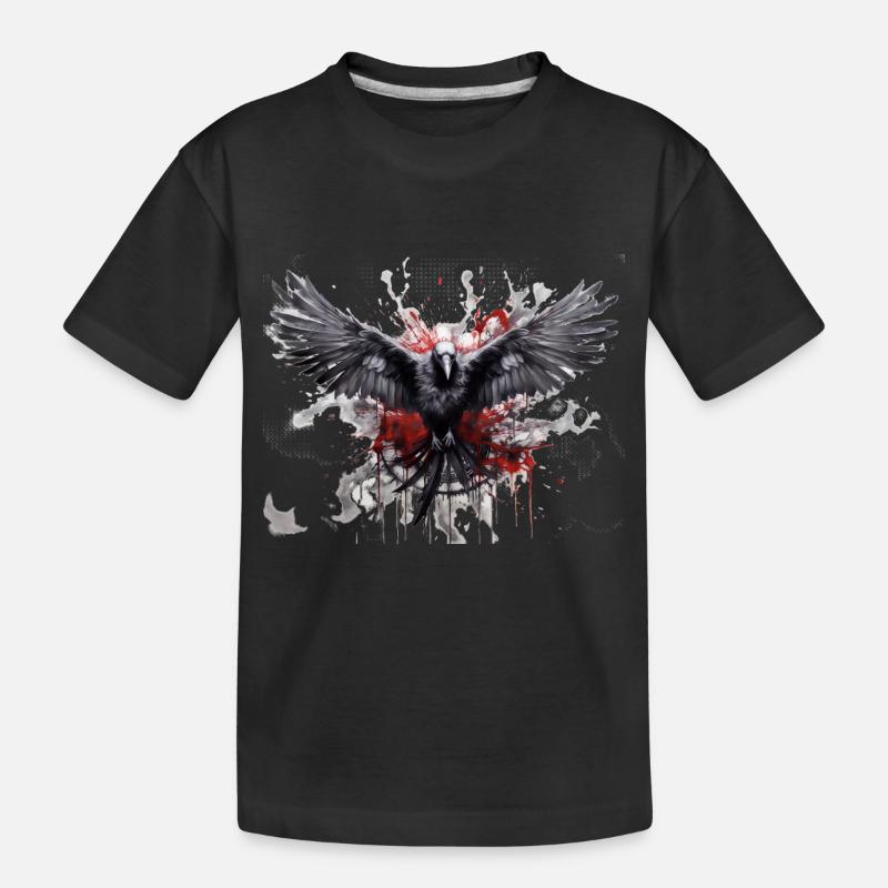 Corbeau - T-shirt bio Premium Enfant - noir