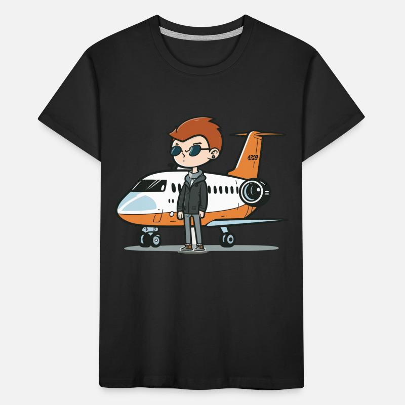 Der Jet-Setter Kinder Premium Bio T-Shirt
