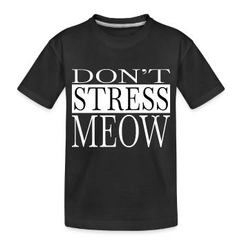 cats avocados cat hair tshirts mammal cool - Kinder Premium Bio T-Shirt - Schwarz - Vorne