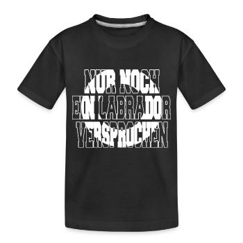 Birthday Puppy Pet Dog Lover - Kids' Premium Organic T-Shirt - black - Front