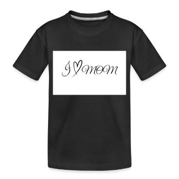 Mom - Kids' Premium Organic T-Shirt - black - Front