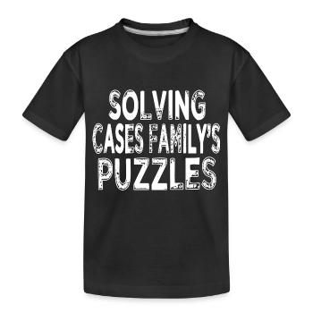 Enquête médico-légale cadeau idée cadeau - T-shirt bio Premium Enfant - noir - Devant